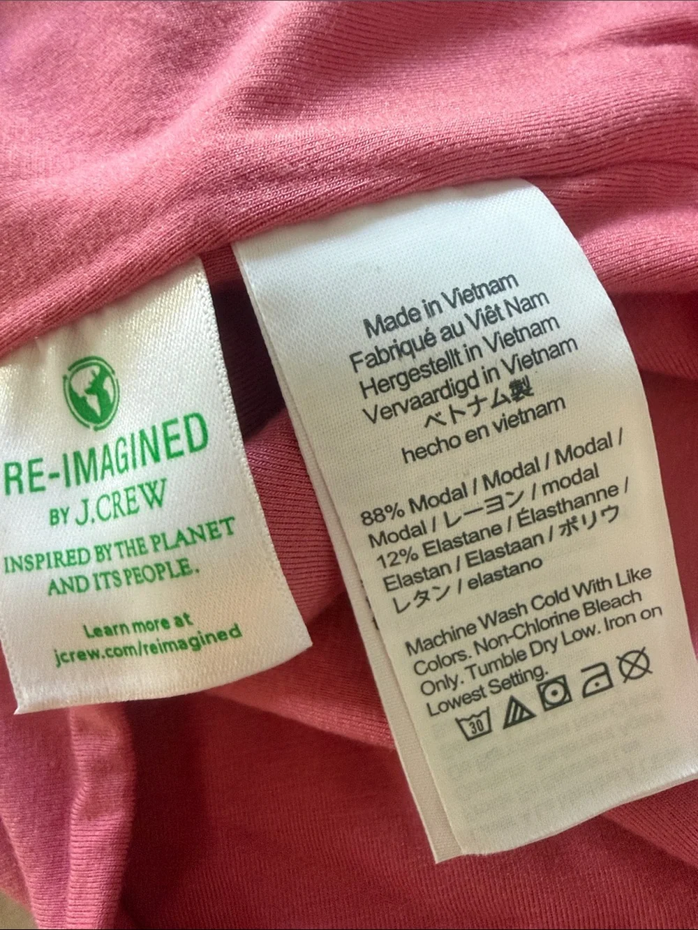 J. Crew NWT FormKnit One-Shoulder Pink Tank Top BH933 Large
